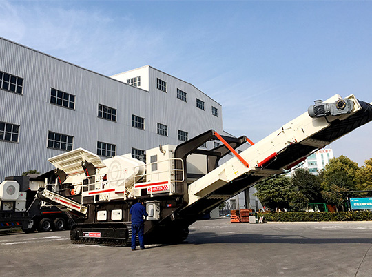 Wotetrack履帶式移動破碎站，助力建筑垃圾資源化利用!